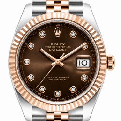 Rolex Datejust 41MM 126331 Everose Factory Diamond Dial Watch